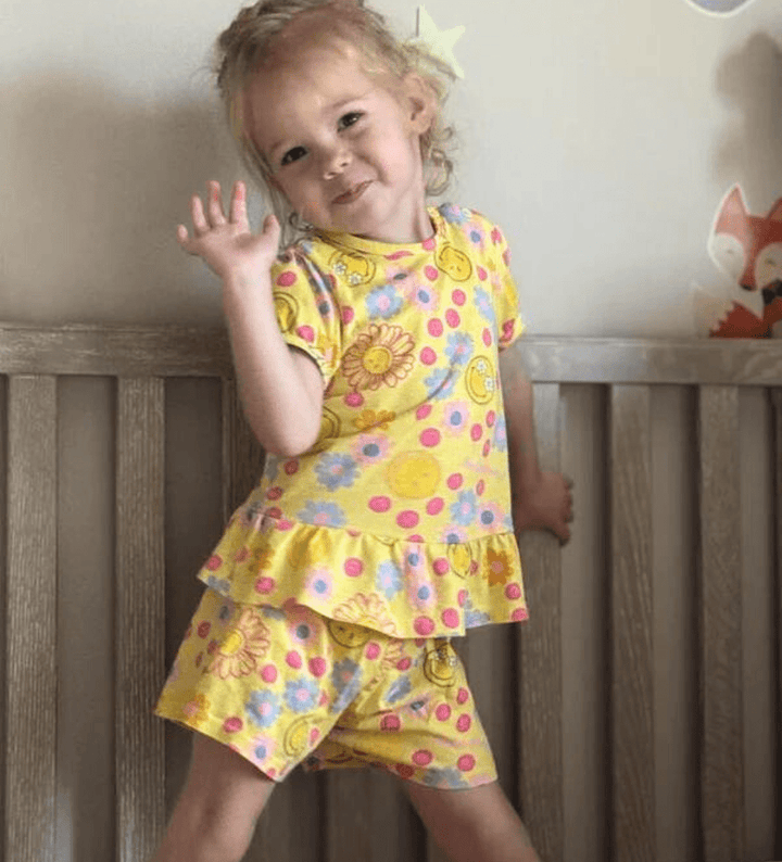 DREAMY SMILES TODDLER GIRL PAJAMAS SET - Little Betty