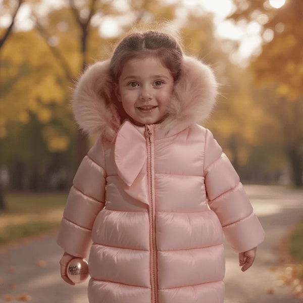 ENCHANTED RUFFLE TODDLER GIRLS WINTER COAT - LITTLE BETTY