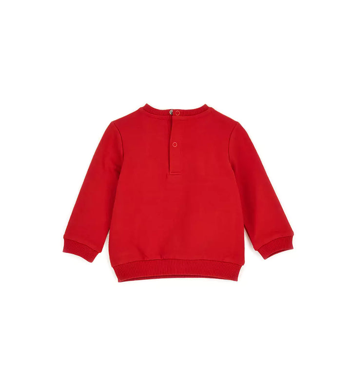 FULL MOON BABY GIRL SWEATSHIRT WITH GLITTER - Little Betty