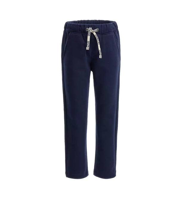 POCKET NAVY COTTON BOYS CHINO PANTS - Little Betty