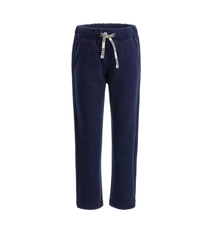 POCKET NAVY COTTON BOYS CHINO PANTS - Little Betty