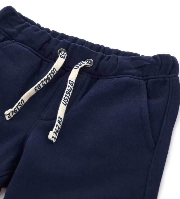 POCKET NAVY COTTON BOYS CHINO PANTS - Little Betty