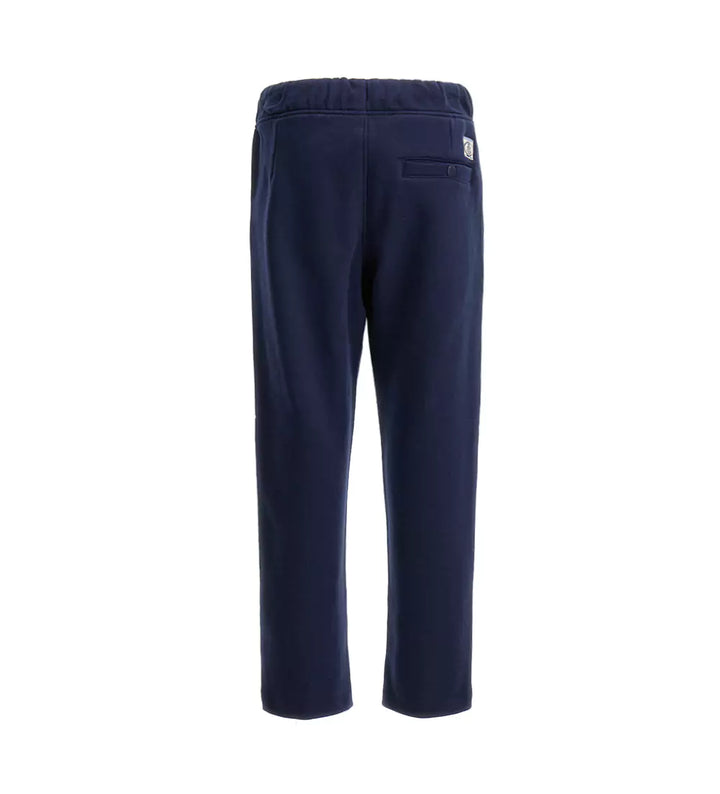 POCKET NAVY COTTON BOYS CHINO PANTS - Little Betty