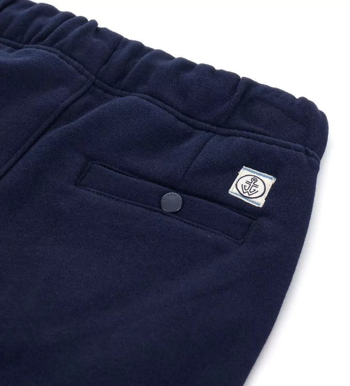 POCKET NAVY COTTON BOYS CHINO PANTS - Little Betty