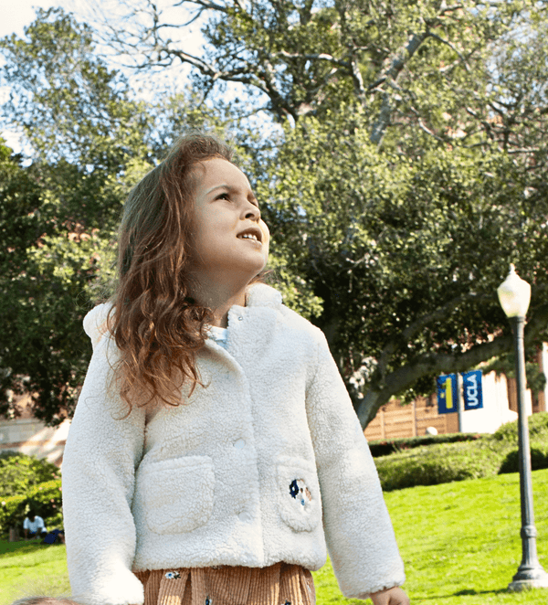 SNAP & SNUGGLE GIRLS FAUX FUR JACKET - Little Betty