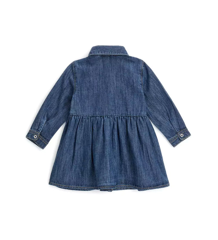 KITTEN CHIC TODDLER GIRL DENIM DRESS - Little Betty