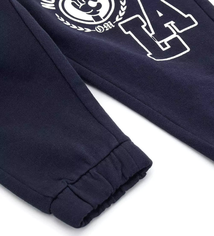 LA CONTRAST 100% COTTON FLEECE TODDLER SWEATPANTS FOR BOYS - Navy -  Little Betty