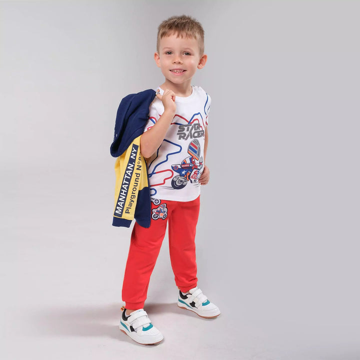 RACE STAR SNAP T-SHIRT - Little Betty