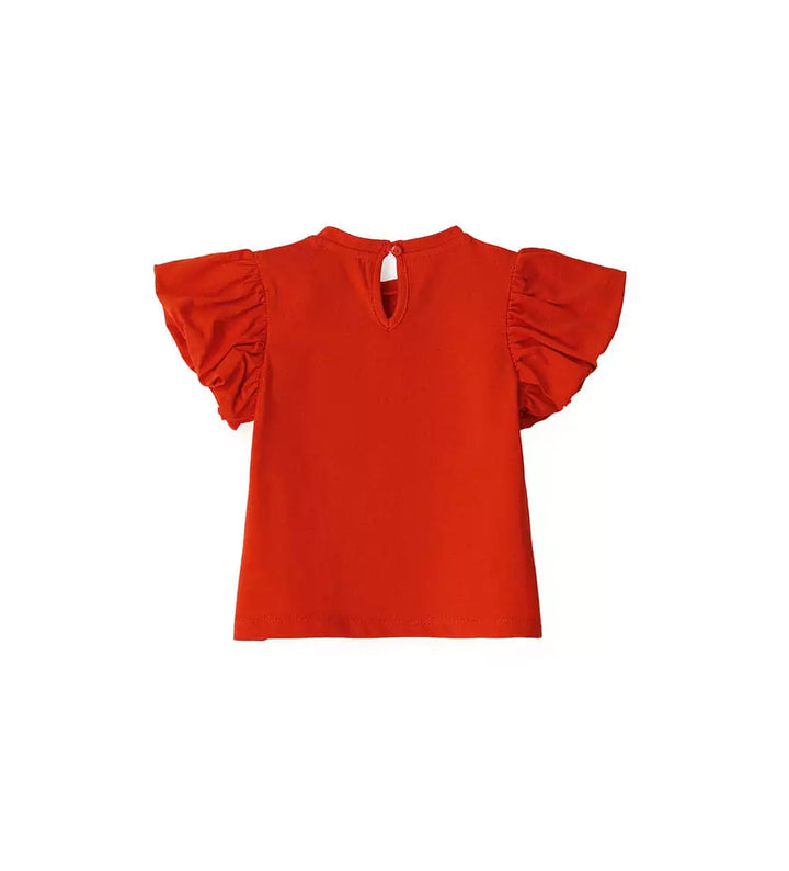 RED HEART BALLOON-SLEEVE TEE - Little Betty