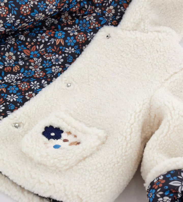 SNAP & SNUGGLE GIRLS FAUX FUR JACKET - Little Betty