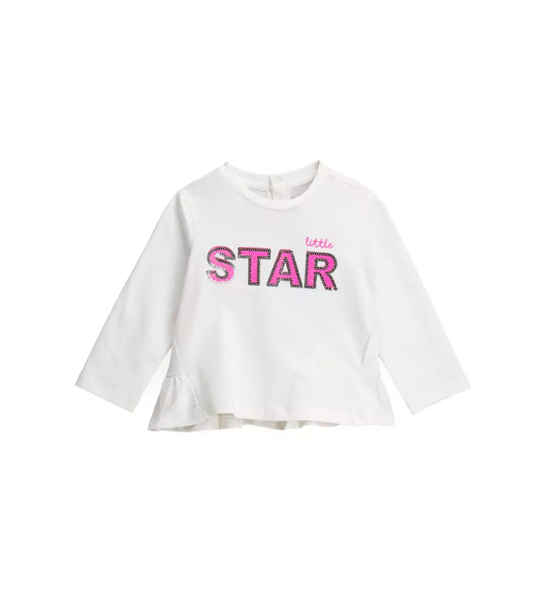 STAR GLAMOUR TEE- TODDLER GIRL LONG SLEEVE SHIRTS - Little Betty