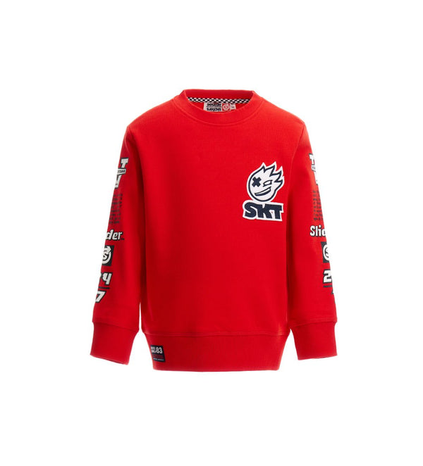 100% COTTON SWEATSHIRT FOR BOYS WITH PRINTS - Little Betty