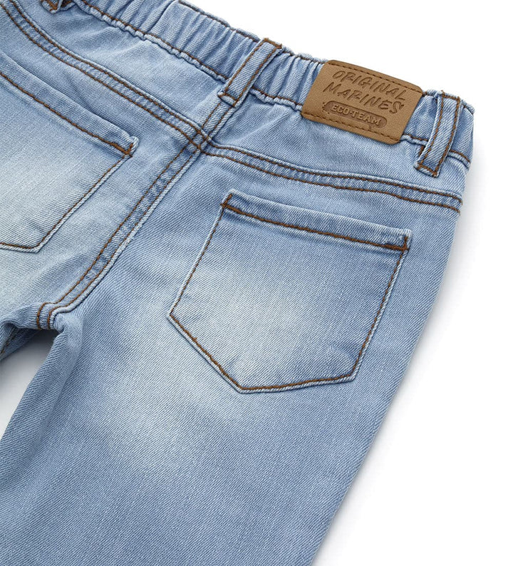 BASIC LIGHT COTTON BABY BOY JEANS - Little Betty
