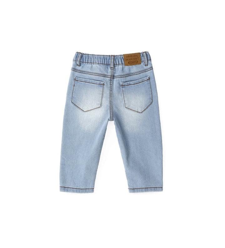 BASIC LIGHT COTTON BABY BOY JEANS - Little Betty