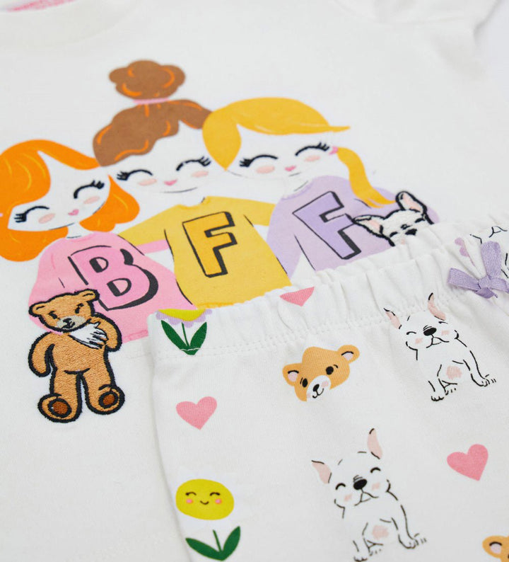 BFF SLEEPOVER CHIC TODDLER GIRL PAJAMAS SET - Little Betty