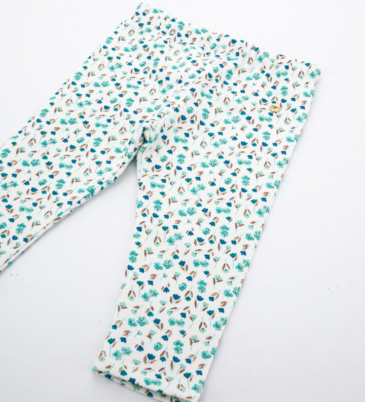 BLOSSOM STRETCHY ADVENTURE BABY GIRL LEGGINGS - Little Betty