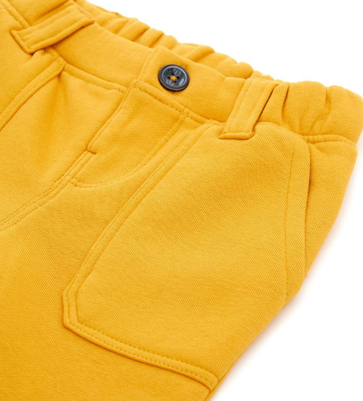 BUTTON-FRONT FLEECE TODDLER BOY SWEATPANTS - Little Betty