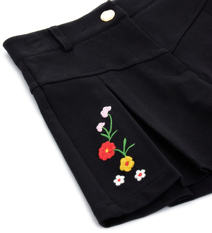 CHIC BLOOM POINTY GIRLS PLEATED SKORT-Little Betty