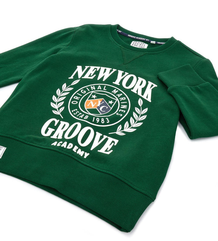 CLASSIC NEW YORK WARM COTTON BOYS SWEATSHIRT - BOYS' LONG SLEEVE SHIRTS   - Little Betty