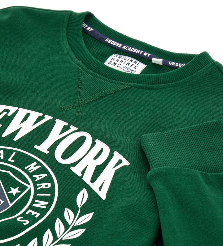 CLASSIC NEW YORK WARM COTTON BOYS SWEATSHIRT - BOYS' LONG SLEEVE SHIRTS   - Little Betty