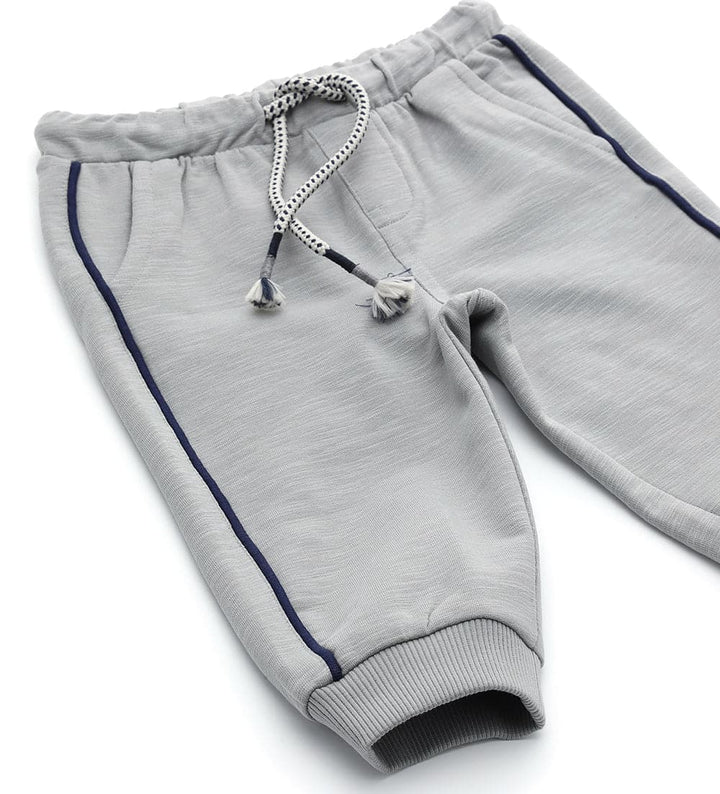CLASSIC STRETCH COTTON ADJUSTABLE DRAWSTRING TODDLER BOY JOGGER PANTS - Little Betty