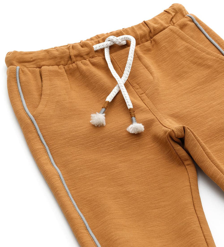 CLASSIC STRETCH COTTON ADJUSTABLE DRAWSTRING TODDLER BOY JOGGER PANTS - Little Betty