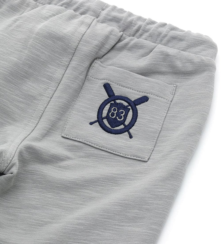 CLASSIC STRETCH COTTON ADJUSTABLE DRAWSTRING TODDLER BOY JOGGER PANTS - Little Betty