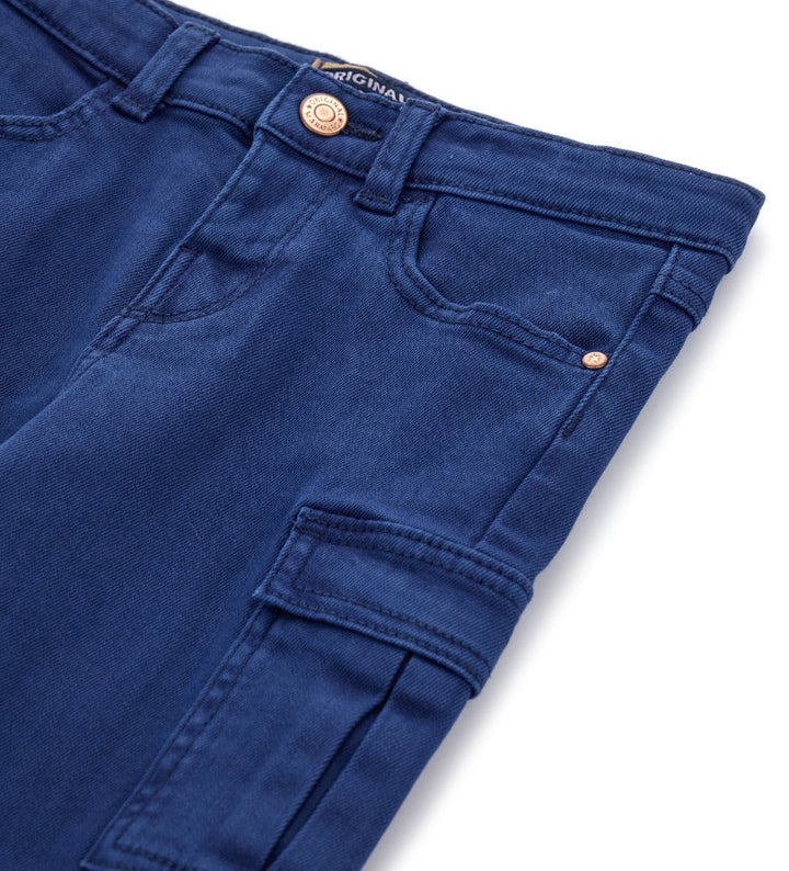COMFORT FLAP-COVERED SIDE POCKETS TODDLER BOY PANTS - Little Betty