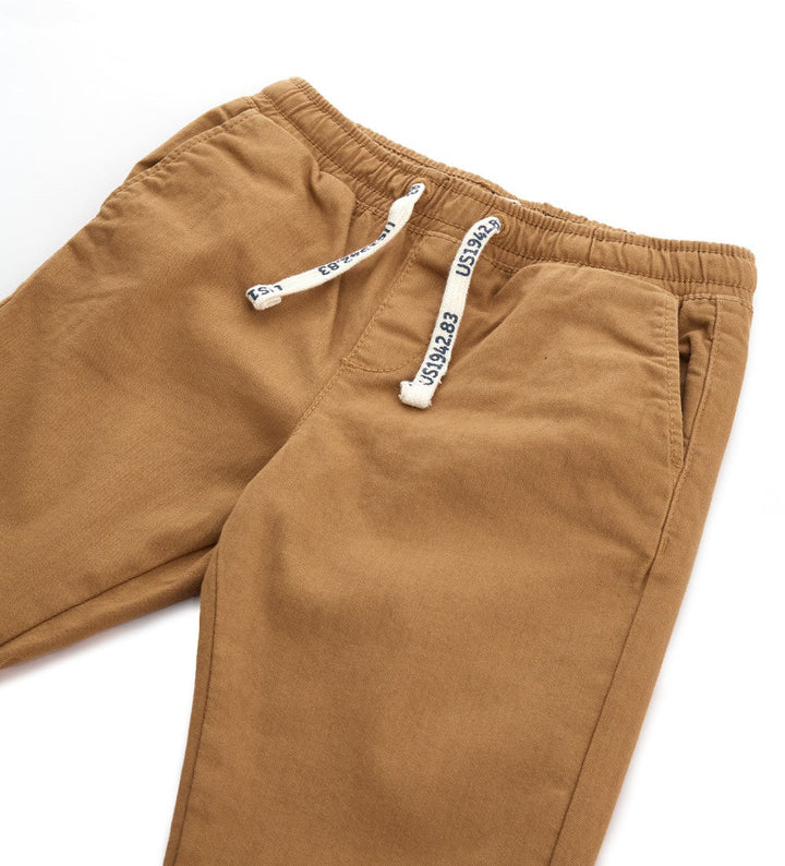 COMFY STRETCH DRAWSTRING BOYS CHINO PANTS - Little Betty