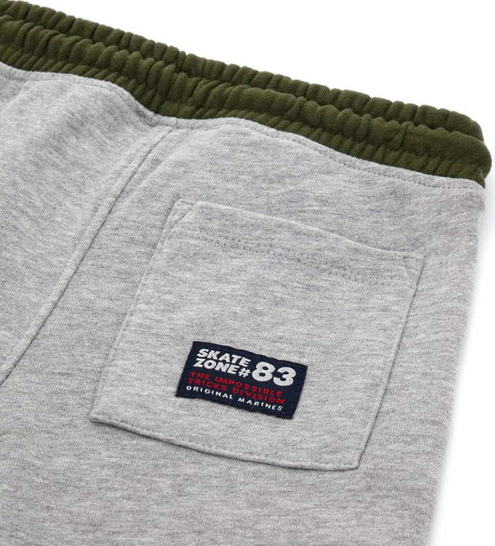 CONTRAST INSERT PATCH POCKET SWEATPANTS FOR BOYS - Little Betty