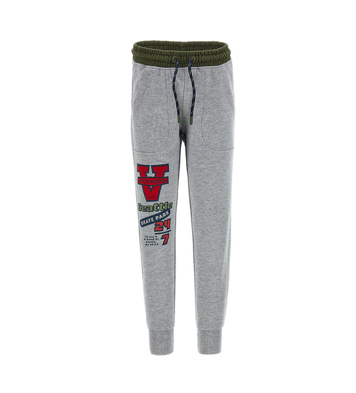 CONTRAST INSERT PATCH POCKET SWEATPANTS FOR BOYS - Little Betty