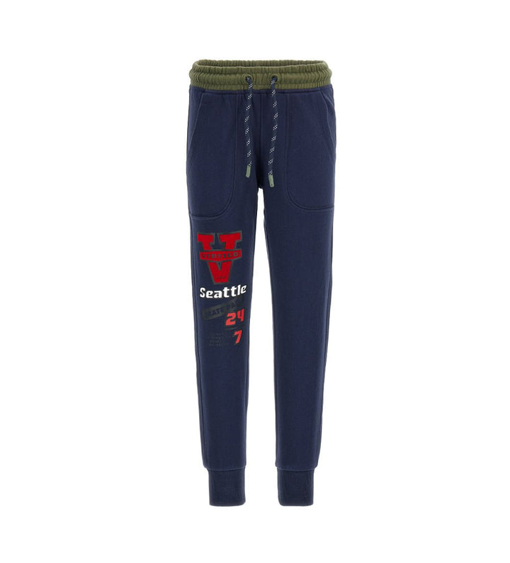 CONTRAST INSERT PATCH POCKET SWEATPANTS FOR BOYS - Little Betty