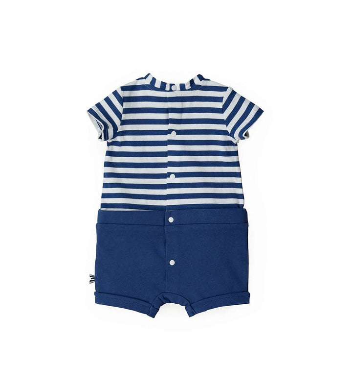 COTTON SHORT SLEEVES BABY BOY JUMPSUIT - Little Betty