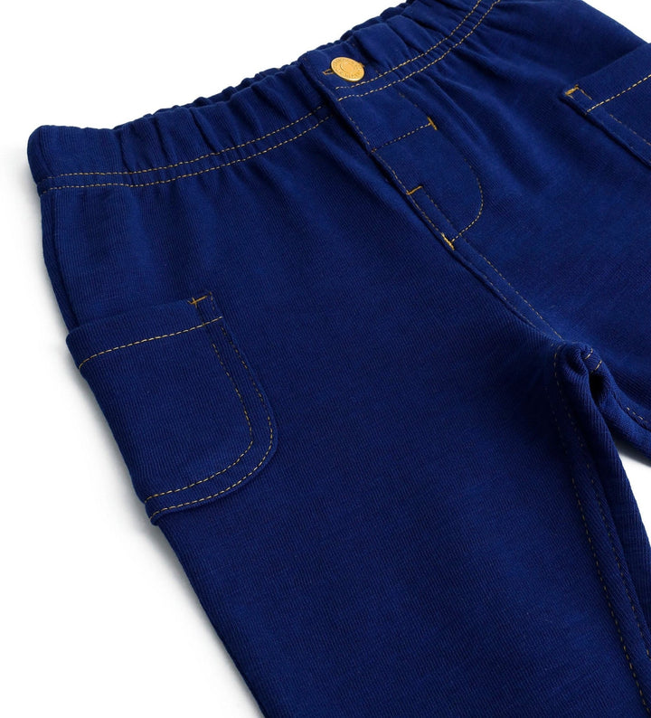 COZY ALL DAY ELASTIC-WAIST COTTON TODDLER / BABY BOY PANTS  - Little Betty
