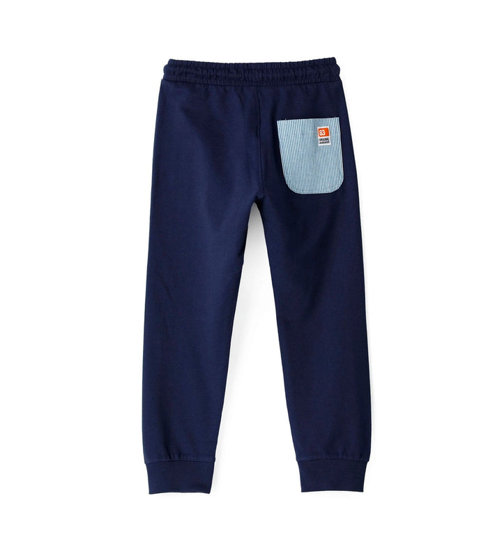 COZY DENIM TOUCH FLEECE JOGGERS FOR BOYS - Little Betty