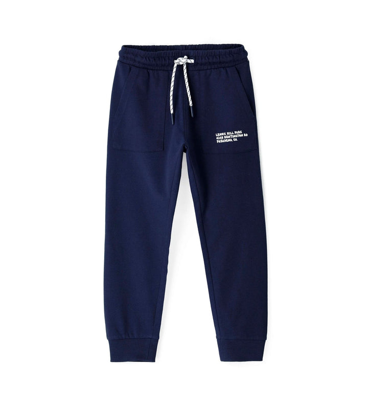 COZY DENIM TOUCH FLEECE JOGGERS FOR BOYS - Little Betty