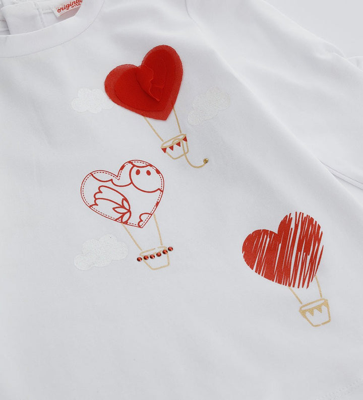 CUDDLY HEARTS TODDLER GIRL LONG SLEEVE SHIRTS - Little Betty