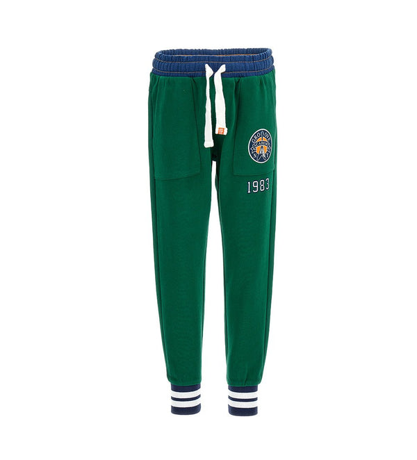 DENIM INSERT FLEECE BOYS FLEECE PANTS - Little Betty