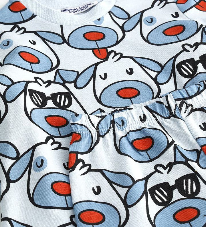 DOG LOVER FUNNY SHORT COTTON TODDLER PAJAMAS BOY - Little Betty