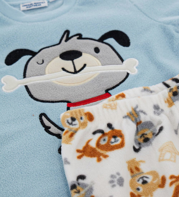 DOG LOVER TODDLER BOY FLEECE PAJAMAS - Little Betty