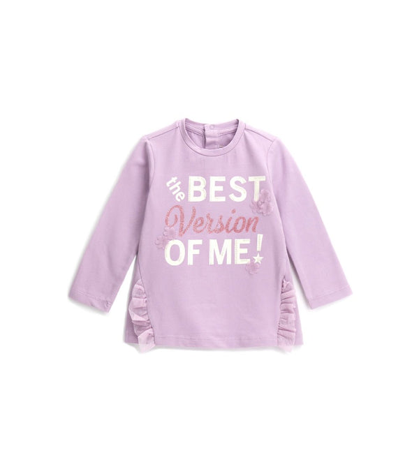 EFFORTLESS GLAM TEE -TODDLER GIRL LONG SLEEVE SHIRTS - Little Betty