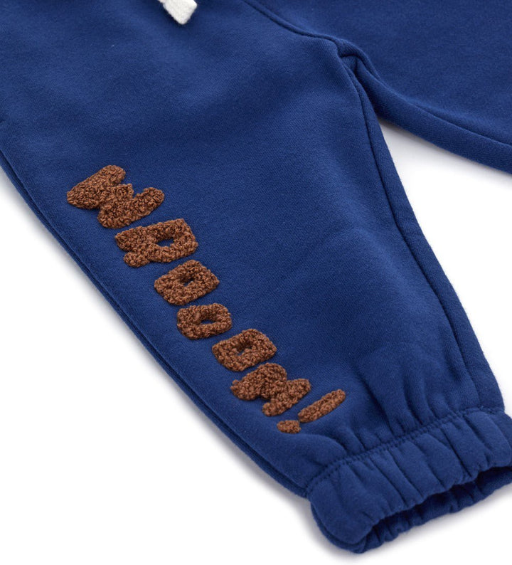 EMBROIDERED TERRY FLEECE TODDLER BOY SWEATPANTS - Little Betty