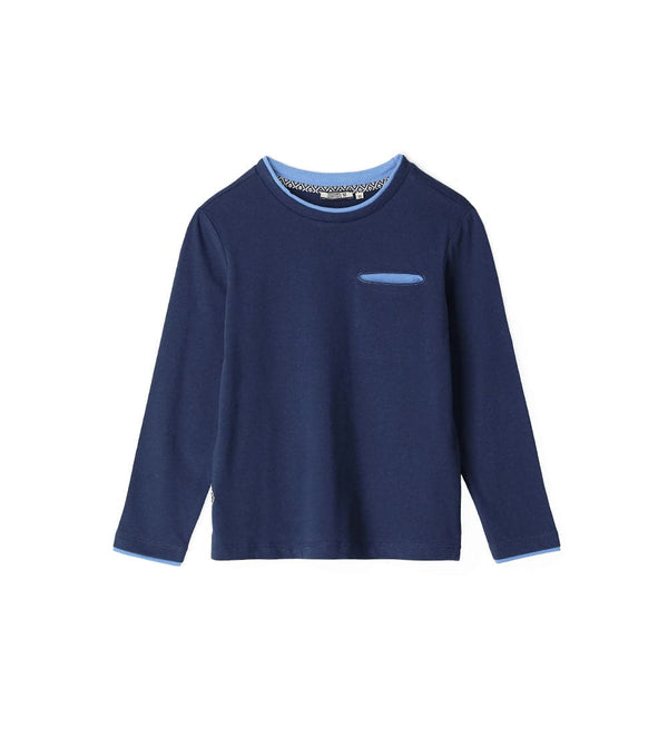 ESSENTIAL 100% COTTON TEE - BOYS' LONG SLEEVE SHIRTS - Little Betty