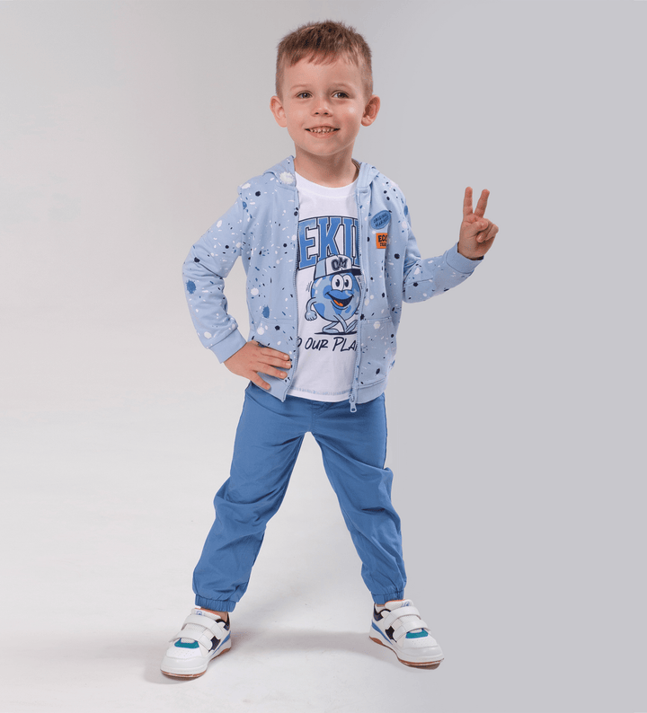 FALL ESSENTIAL 100% COTTON TODDLER BOY PANTS - Little Betty