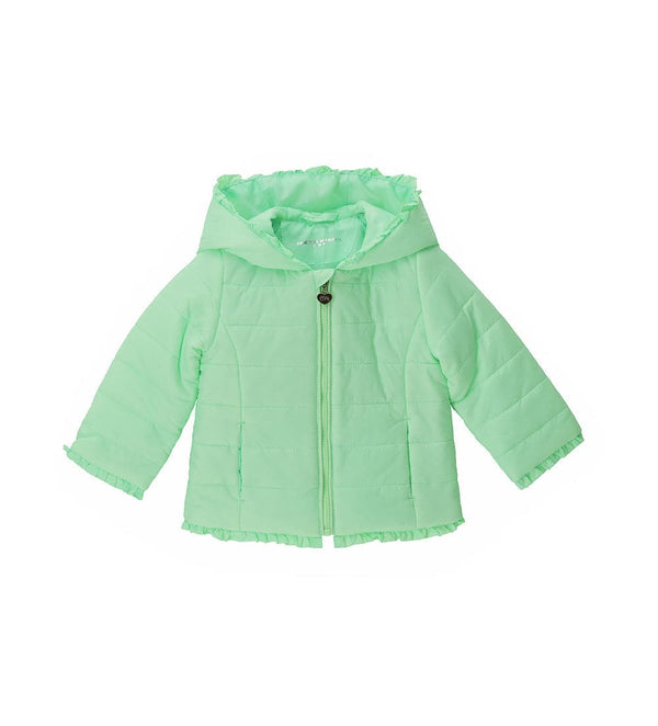 FASHIONABLY LITE TODDLER GIRL PUFFER JACKET IN MINT - Little Betty