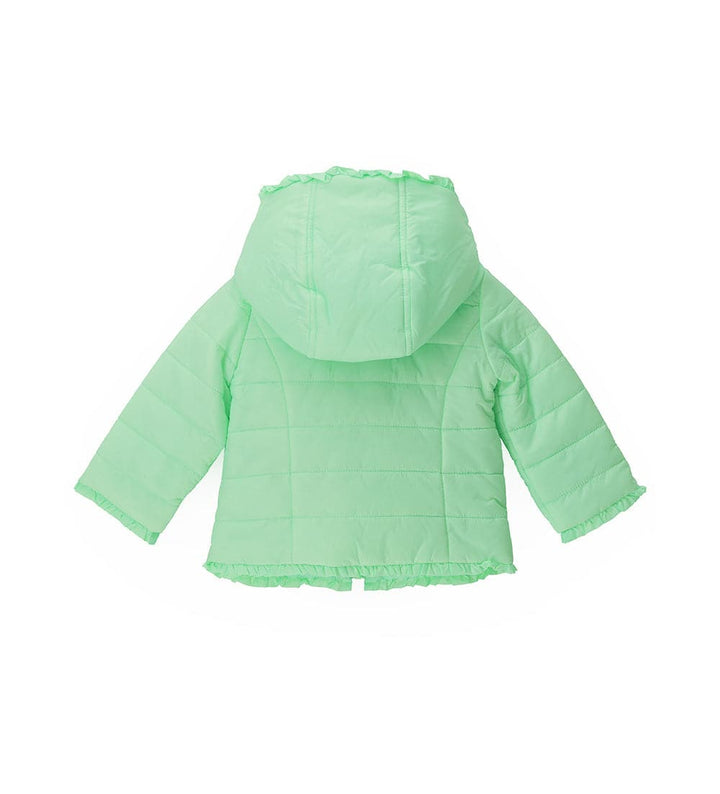 FASHIONABLY LITE TODDLER GIRL PUFFER JACKET IN MINT - Little Betty