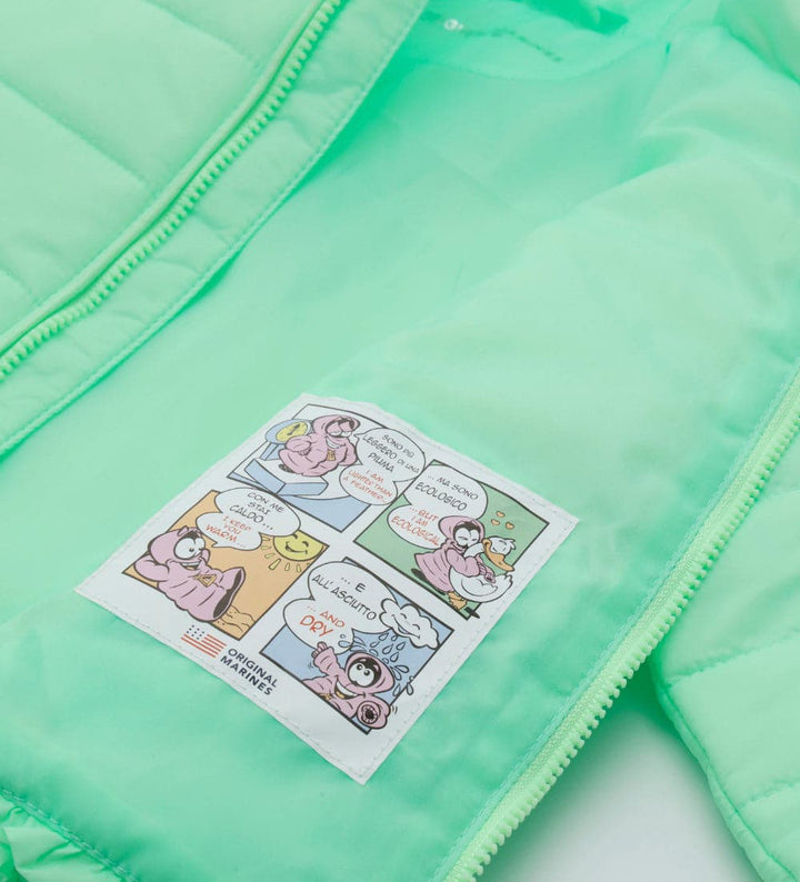 FASHIONABLY LITE TODDLER GIRL PUFFER JACKET IN MINT - Little Betty