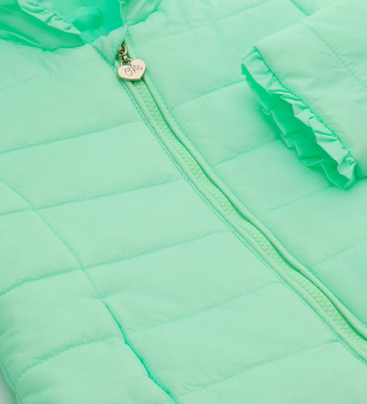 FASHIONABLY LITE TODDLER GIRL PUFFER JACKET IN MINT - Little Betty
