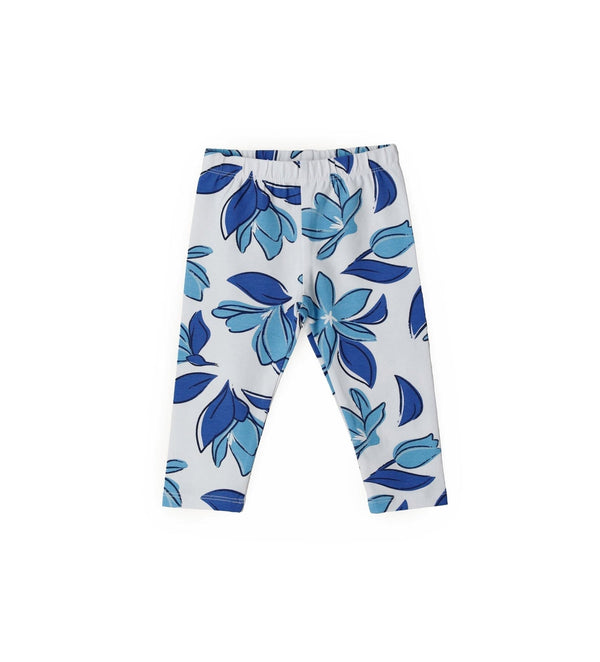 FLORAL ADVENTURE COTTON BABY GIRL LEGGINGS - Little Betty