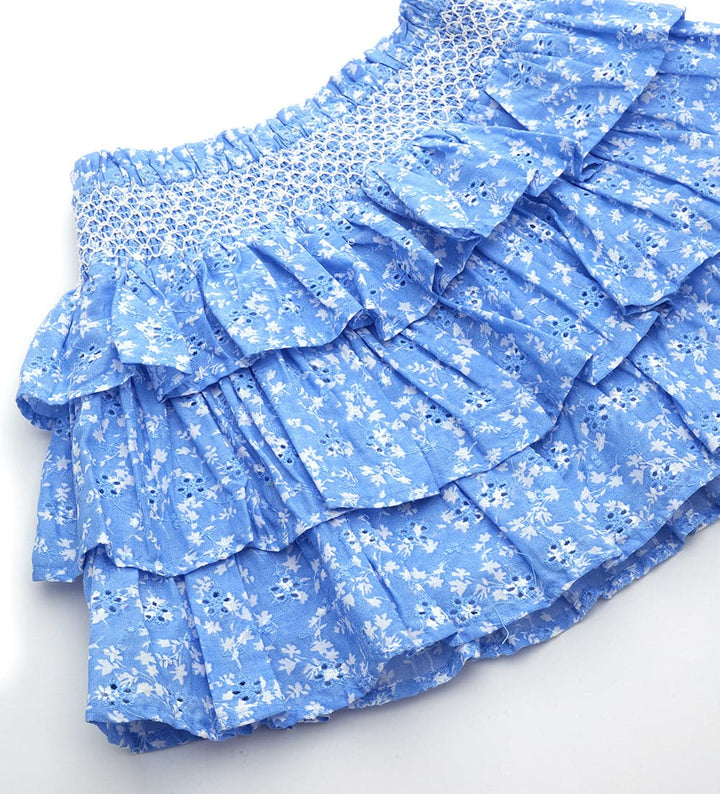 FLOWER DREAM TIMELESS GIRLS RUFFLE SKIRT - Little Betty
